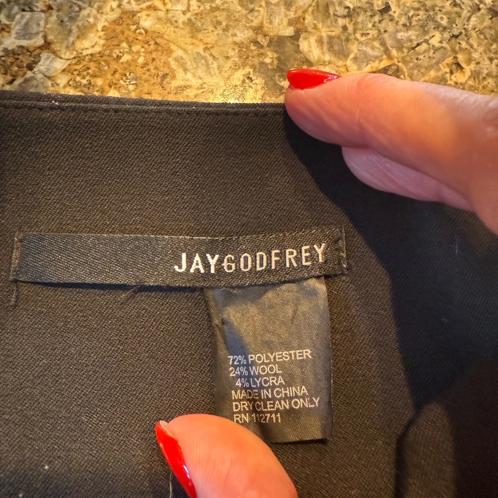 JAYGODFREY Black Feather Skirt - Picture 3 of 4